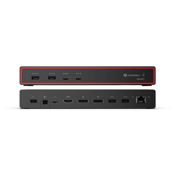 ThinkPad Thunderbolt 4 Smart Dock Gen2 7500 Alámbrico Negro