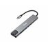 133497 base para portátil y replicador de puertos Alámbrico USB Tipo C Negro, Gris