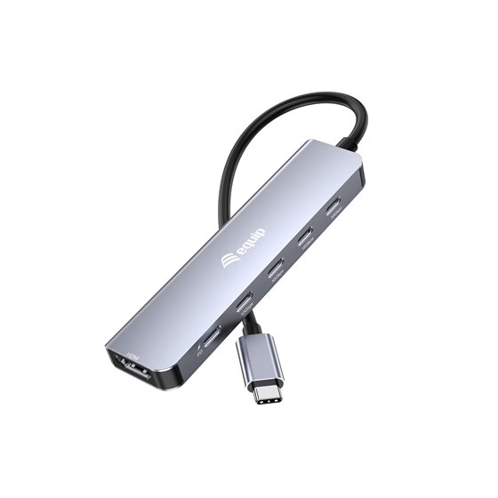 133499 base para portátil y replicador de puertos Alámbrico USB 3.2 Gen 2 (3.1 Gen 2) Type-C Gris