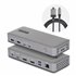 Docking Station USB-C de 2 Monitores DisplayPort - 4K 60Hz - Red Ethernet de 1Gbps - Dock Multipantalla - PD de 100W para Carga 