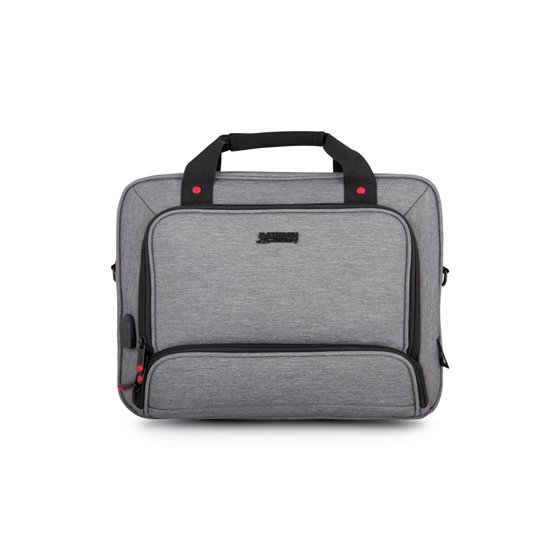 Mixee maletines para portátil 35,6 cm (14") Maletín Gris, Rosa
