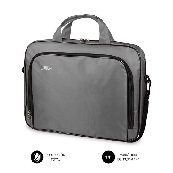Maletín Ordenador Oxford Laptop Bag 13,3"-14" Grey