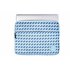 Funda Sleeve para Portátil y Tablet hasta 13-14 pulgadas estampado geométrico de color Azul