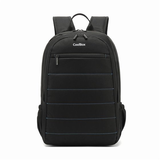 MOCHILA PORTATIL 15.6" NEGRO IMPERMEABLE