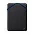 Funda protectora reversible para portátil de 14 pulgadas, negra/azul