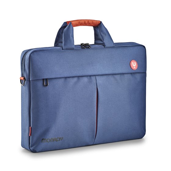 SEAMAN maletines para portátil 39,6 cm (15.6") Bandolera Azul