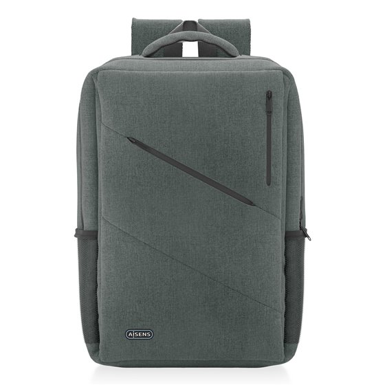Mochila urbana y de oficina para portatil 15,6, Gris