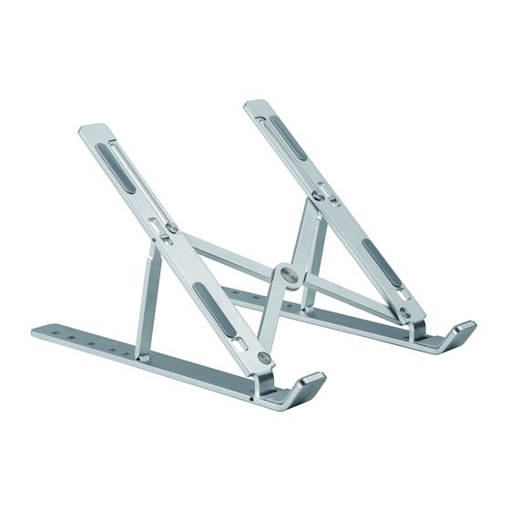 ERGO Foldable Aluminum Laptop 39,6 cm (15.6") Soporte para ordenador portátil Aluminio