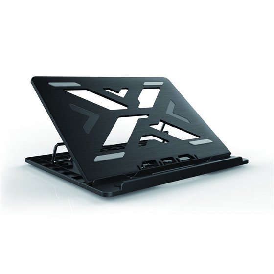 ERGO Laptop Cooling Stand Soporte para ordenador portátil Negro 39,6 cm (15.6")
