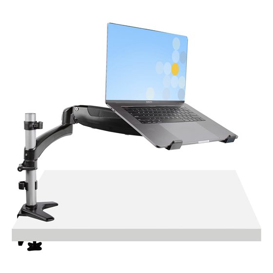 Brazo de Soporte de Sobremesa para Ordenador Portátil - Brazo Articulado para Portátil o para Monitor de 34 Pulgadas - Bracket d