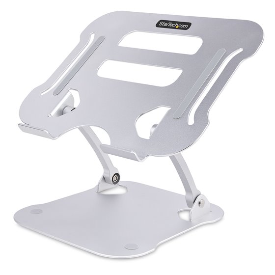 Soporte Ergonómico de Ordenador para Sobremesa - Base Soporte Ergonómico para Portátil de Altura Ajustable - Aluminio - Portátil