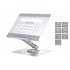 DONN27G soporte para ordenador portátil Plata
