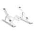 iClick Notebook Aluminium Stand Soporte para ordenador portátil y tableta Plata 43,2 cm (17")