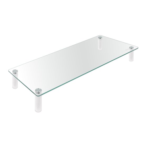 TQMR061 soporte para ordenador portátil Transparente