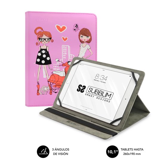 Funda Tablet Universal TRENDY CASE FASHION GIRLS 10.1"