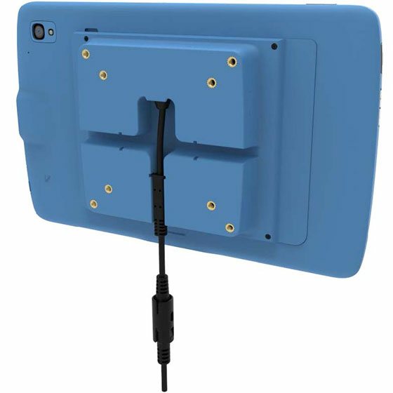 ZBK-ET4X-10HCVESA-01 funda para tablet 25,4 cm (10") Carcasa rígida Azul