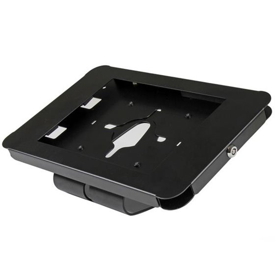 Base de Tablet con Seguro para iPad - de Escritorio o de Montaje en Pared - de Acero