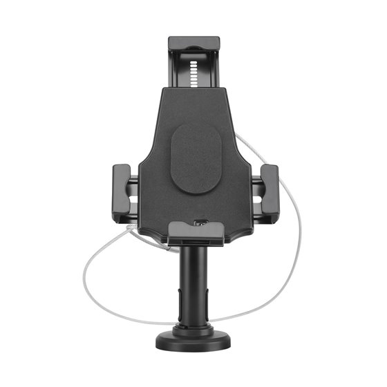 Soporte Antirobo de Sobremesa / Pared Ajustable (1 Pivote) para Tablet, Negro