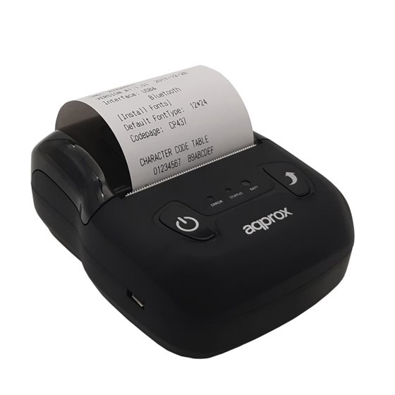 appPOS58PORTABLE+ 203 x 203 DPI Inalámbrico y alámbrico Térmico Impresora portátil