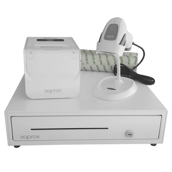 appPOSPACK4180WH2D 203 x 203 DPI Alámbrico Térmico Impresora de recibos