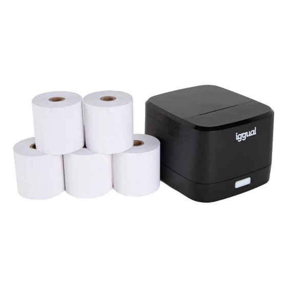 Kit impresora térmica TP EASY 58 + 5 rollos