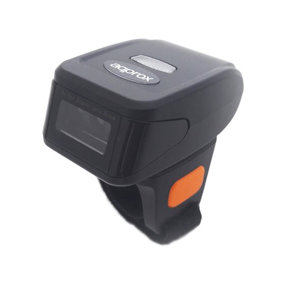 APPLS12R lector de código de barras Lector de códigos de barras manos libres 1D Laser Negro, Naranja