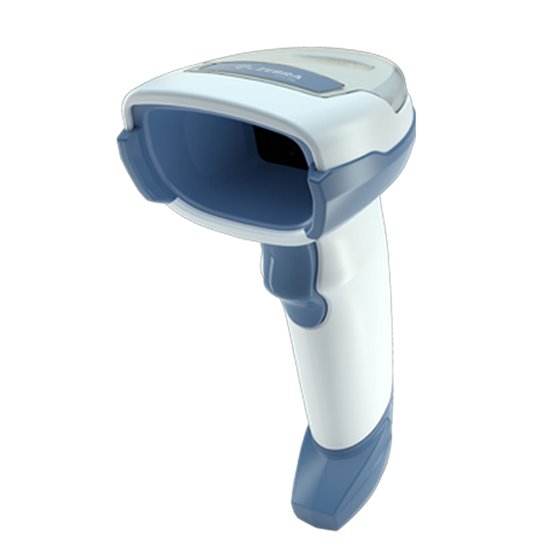 DS4608-HC Lector de códigos de barras portátil 1D/2D LED Azul, Blanco