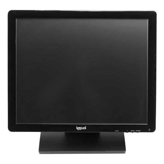 Monitor táctil resistivo 19" USB VGA HDMI