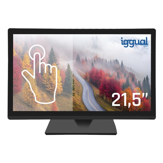 Monitor táctil resistivo 21,5" 16:9 FHD