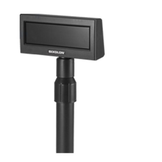 BCD-2000 120 dígitos RS-232 Negro