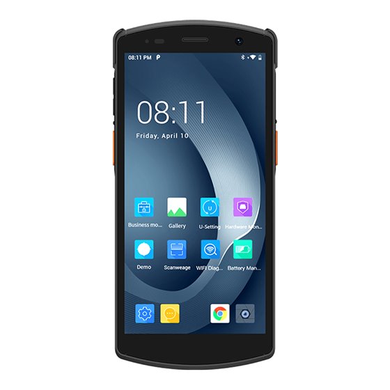 CT58S-BMFS9WNSEX0 ordenador móvil de mano 14 cm (5.5") Pantalla táctil Negro