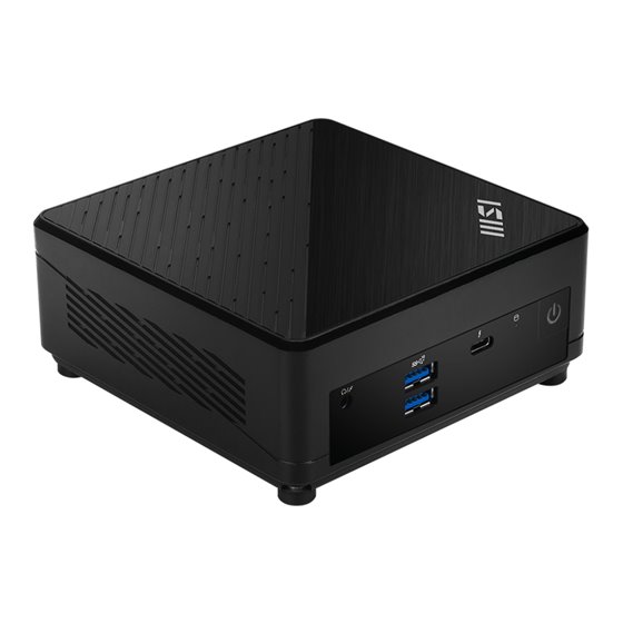 Cubi 5 12M 0.66L sized PC Negro i7-1255U Intel® SoC 1,7 GHz