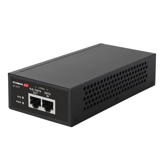 GP-201IT adaptador e inyector de PoE 2.5 Gigabit Ethernet, Ethernet rápido, Gigabit Ethernet