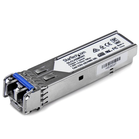 Módulo Transceptor SFP Compatible con Cisco GLC-LH-SMD - 1000BASE-LX/LH - Monomodo 1GbE - SFP Ethernet Gigabit 1Gb - LC - 10km -