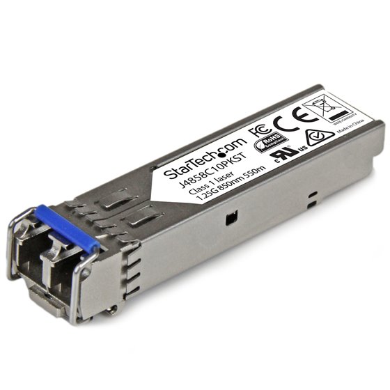 Paquete de 10 Módulos SFP compatibles con HPE J4859C - 1000BASE-LX - Monomodo/Multimodo de 1 GbE - SFP Ethernet Gigabit 1Gb - LC