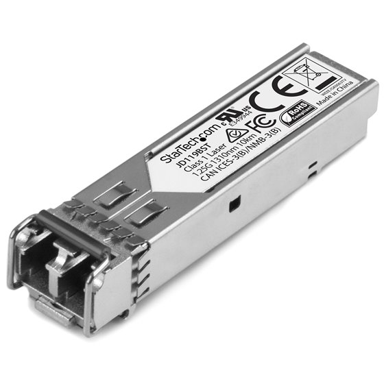 Módulo Transceptor SFP Compatible con HPE JD119B - 1000BASE-LX - Fibra Monomodo de 1 GbE - SFP Ethernet Gigabit de 1Gb - LC - 10