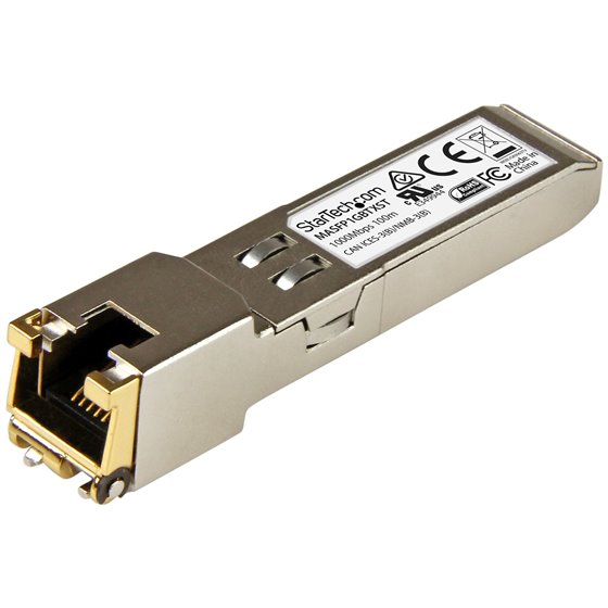 Módulo Transceptor SFP Compatible con Cisco Meraki MA-SFP-1GB-TX - 1000BASE-T - SFP a RJ45 Cat6 / Cat5e - 10/100/1000 Mbps - RJ4