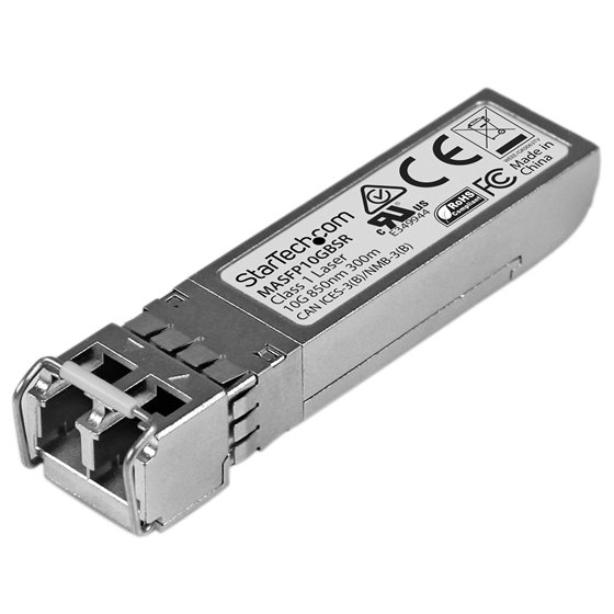 Módulo SFP+ Compatible con Cisco Meraki MA-SFP-10GB-SR - 10GBASE-SR - Multimodo 10GbE - SFP+ Ethernet Gigabit 10Gb - LC 300m - 8
