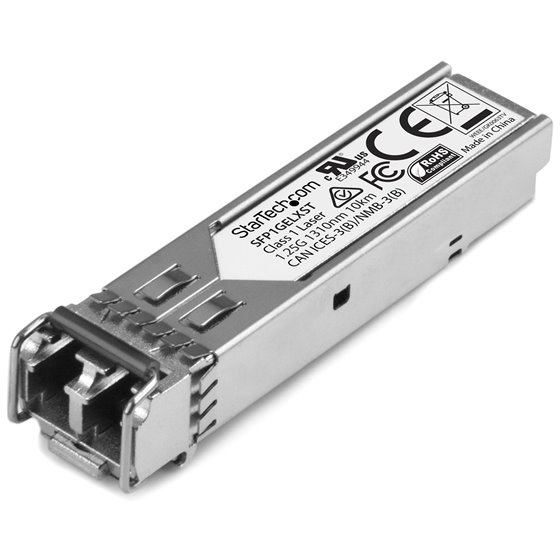 MóduloTransceptor SFP Compatible con el Modelo SFP-1GE-LX de Juniper - 1000BASE-LX - Fibra Monomodo (SMF) de 1 GbE - SFP Etherne