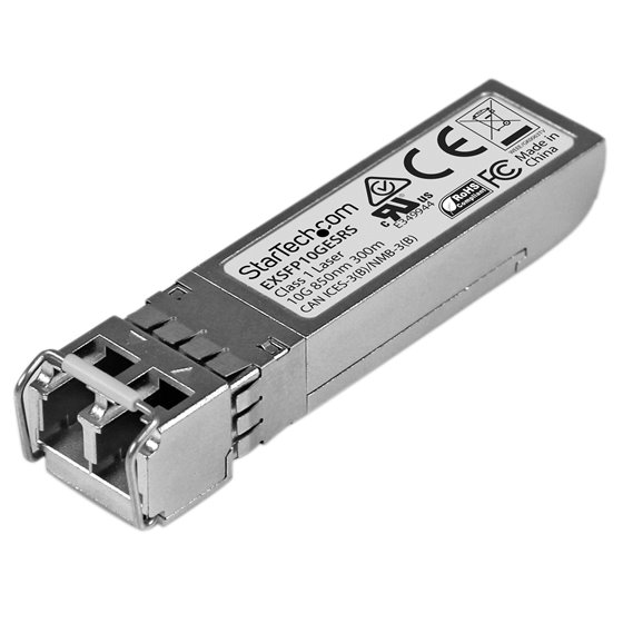 Módulo Transceptor SFP+ Compatible con el Modelo EX-SFP-10GE-SR de Juniper - 10GBASE-SR - Fibra Multimodo (MMF) 10GbE - SFP+ Eth