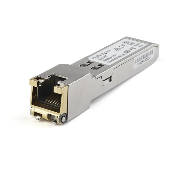 Módulo Transceptor SFP Compatible con el Modelo SFP-1G-T de Dell EMC - 1000BASE-T - SFP a RJ45 Cat6 / Cat5e - SFP Ethernet Gigab