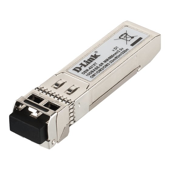 DEM-431XT red modulo transceptor Fibra óptica 10000 Mbit/s SFP+