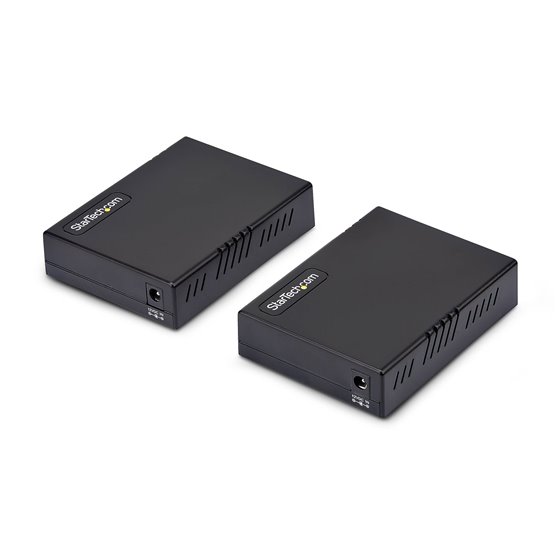Juego Extensor de Ethernet VDSL2 por Cable de Par Sencillo - Hasta 1km - Alargador de Red Ethernet LAN por Cable RJ11/CAT5e/6 - 