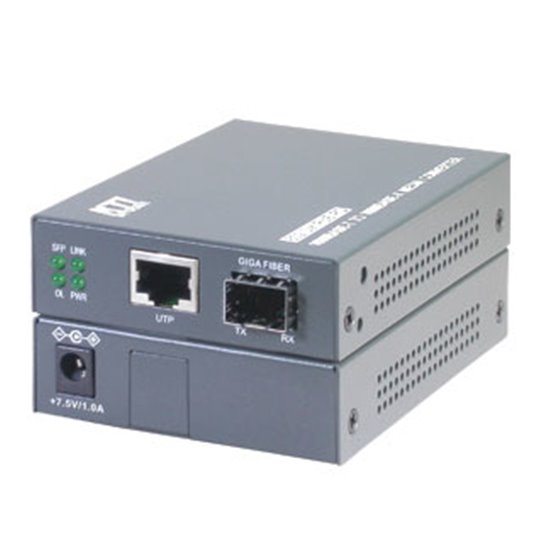 KGC-352 convertidor de medio 1000 Mbit/s 850 nm Monomodo Gris