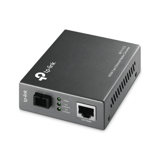 MC111CS convertidor de medio 1000 Mbit/s 1550 nm Monomodo Negro
