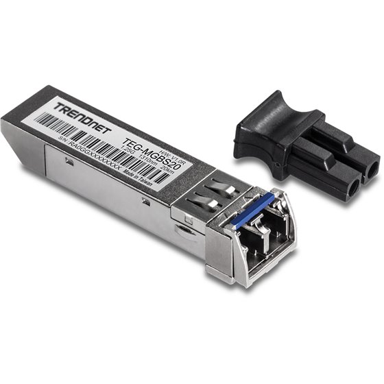 TEG-MGBS20 convertidor de medio 1250 Mbit/s 1310 nm Monomodo Negro, Acero inoxidable
