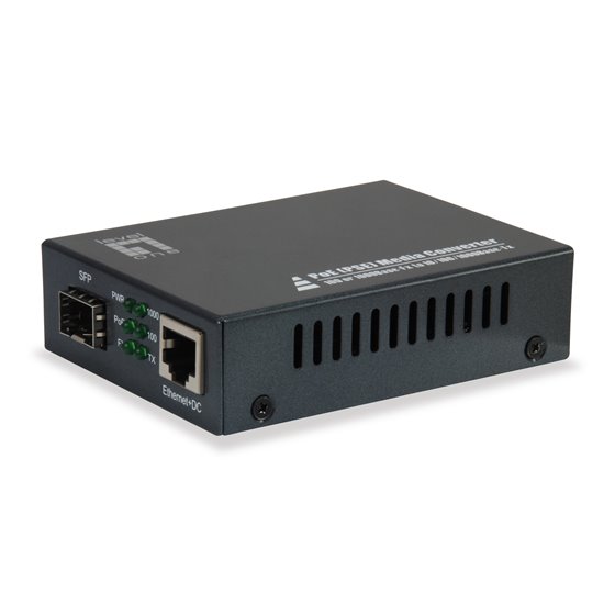 GVT-2012 convertidor de medio 1000 Mbit/s Negro