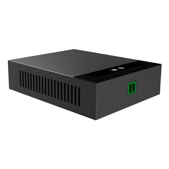 PN1 convertidor de medio 100 Mbit/s Negro