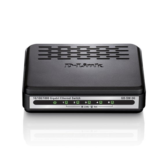 GO-SW-5G switch No administrado Negro