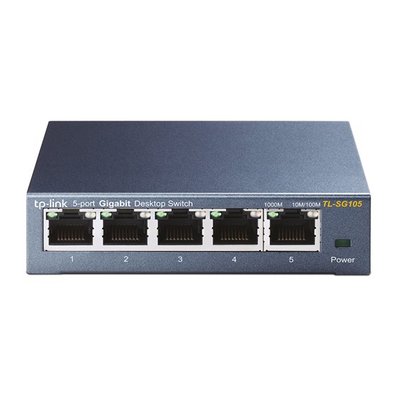 TL-SG105 No administrado Gigabit Ethernet (10/100/1000) Negro